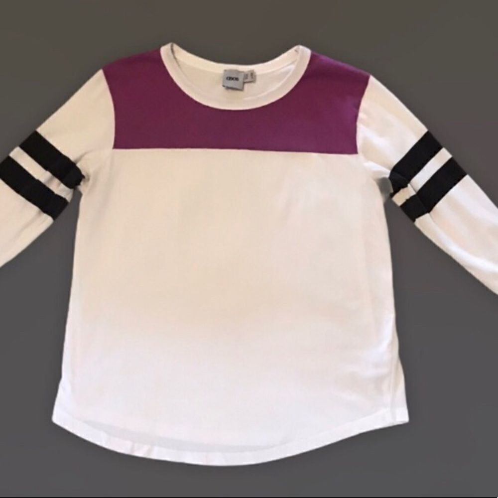 ASOS Size 6 Long Sleeve Cotton Tee